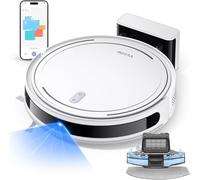 Vyzzle Robot Vacuum 5000Pa, LiDAR Navigation, Ultra Thin Robot Vacuum Cleaner with Mop, No-Go Zones, App/Alexa Control, Robotic Vacuum for Deep Floor Cleaning, Ideal for Pet Hair and Hard Floors, D10