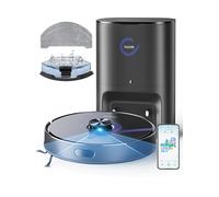 Vyzzle Robot Vacuum Cleaner with Mop Self Emptying, 10,000Pa Suction, LiDAR Navigation with Smart Mapping Robot Hoover, 180min Runtime, App/Voice Control for Pet Hair/Carpet/All Floors, E20