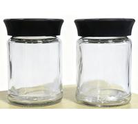 Vzaahu 2 Set Jars Suitable for All Coffee Grinders Salt Peper Grinders in Vzaahu