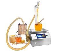 VZADGWA Liquid Filling Machine 20ml-10000ml Bottle Filler Small Honey Filling Machine 15L/min Manual Bottle Filler Machine for Honey, Sesame Paste, Peanut Butter, Jam, Oils, Glue, 220V