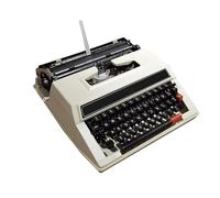 Vzhrvd Classic Manual Typewriter, Retro Portable Typewriter, Antique Typewriters for Notes Or Letters Or Creative Writing Writers Literary Gift