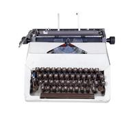 Vzhrvd Manual Typewriter, Old Fashioned Mechanical English Typewriter for Notes Letters Or Creative Writing,Portable and Easy To Use