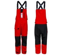 VZKAK Sailing Jacket for Men,Sailing Foul Weather Gear,Offshore Sailing Coat,Coastal Cruising Hooded,Waterproof, Bib Pants-red, XL