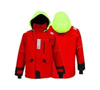 VZKAK Sailing Jacket for Men,Sailing Foul Weather Gear,Offshore Sailing Coat,Coastal Cruising Hooded,Waterproof