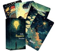 Vzmeiyre Life Happens Oracle Cards, Love Oracle Cards for Beginners, Clarifying Life Situations Oracle Deck, Spiritual Guidance