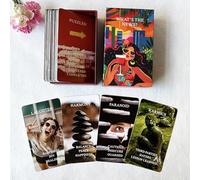 Vzmeiyre What's The News? Situations Oracle Cards, Life Oracle Deck, Love and Career Oracle Cards for Beginners, Pouring hot Tea and Expose Hidden Truths