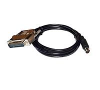 VZOZSHAWB 25-Pin DB25 Male to 8-Pin Mini DIN Adapter for PLC Communication Cable(1.8m)