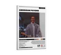 VZRSQZK American Psycho Movie Poster Poster Decorative Painting Canvas Wall Posters And Art Picture Print Modern Family Bedroom Decor Posters 08x12inch(20x30cm)