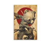 VZRSQZK Anime Afro Samurai Poster Poster Decorative Painting Canvas Wall Posters And Art Picture Print Modern Family Bedroom Decor Posters 16x24inch(40x60cm)