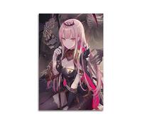 VZRSQZK Anime Hololive Mori Calliope Character Poster Poster Decorative Painting Canvas Wall Posters And Art Picture Print Modern Family Bedroom Decor Posters 16x24inch(40x60cm)
