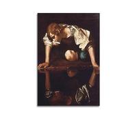 VZRSQZK Caravaggio's Narcissus Poster Poster Decorative Painting Canvas Wall Posters And Art Picture Print Modern Family Bedroom Decor Posters 20x30inch(50x75cm)