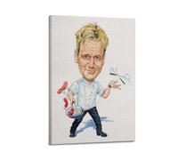 VZRSQZK Chef Gordon Ramsay Poster Poster Decorative Painting Canvas Wall Posters And Art Picture Print Modern Family Bedroom Decor Posters 12x18inch(30x45cm)