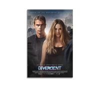 VZRSQZK Divergent Movie Poster Poster Decorative Painting Canvas Wall Posters And Art Picture Print Modern Family Bedroom Decor Posters 16x24inch(40x60cm)