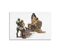 VZRSQZK Frank Frazetta Rogue Romans Poster Poster Decorative Painting Canvas Wall Posters And Art Picture Print Modern Family Bedroom Decor Posters 24x36inch(60x90cm)