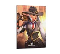 VZRSQZK Game Overwatch Ash Poster Poster Decorative Painting Canvas Wall Posters And Art Picture Print Modern Family Bedroom Decor Posters 12x18inch(30x45cm)