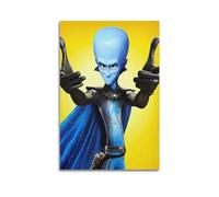 VZRSQZK Megamind Movie Poster Poster Decorative Painting Canvas Wall Posters And Art Picture Print Modern Family Bedroom Decor Posters 08x12inch(20x30cm)