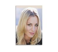 VZRSQZK Movie Actress Kaley Cuoco Poster Poster Decorative Painting Canvas Wall Posters And Art Picture Print Modern Family Bedroom Decor Posters 08x12inch(20x30cm)
