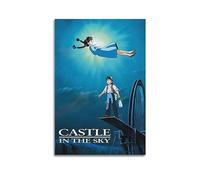 VZRSQZK Movie Castle in The Sky Poster Poster Decorative Painting Canvas Wall Posters And Art Picture Print Modern Family Bedroom Decor Posters 24x36inch(60x90cm)