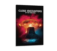VZRSQZK Movie Close Encounters of The Third Kind Poster Poster Decorative Painting Canvas Wall Posters And Art Picture Print Modern Family Bedroom Decor Posters 24x36inch(60x90cm)