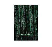 VZRSQZK Movie Matrix Code Logo Poster Poster Decorative Painting Canvas Wall Posters And Art Picture Print Modern Family Bedroom Decor Posters 12x18inch(30x45cm)