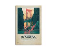 VZRSQZK Movie Retro Poster Once Upon A Time in America Poster Decorative Painting Canvas Wall Posters And Art Picture Print Modern Family Bedroom Decor Posters 08x12inch(20x30cm)