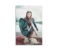 VZRSQZK Movie Vikings Lagertha Poster Poster Decorative Painting Canvas Wall Posters And Art Picture Print Modern Family Bedroom Decor Posters 08x12inch(20x30cm)