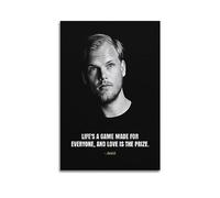 VZRSQZK Music Producer Avicii Poster Poster Decorative Painting Canvas Wall Posters And Art Picture Print Modern Family Bedroom Decor Posters 16x24inch(40x60cm)