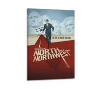 VZRSQZK North by Northwest Movie Poster Poster Decorative Painting Canvas Wall Posters And Art Picture Print Modern Family Bedroom Decor Posters 20x30inch(50x75cm)