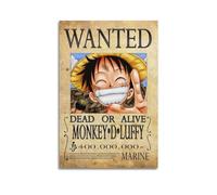 VZRSQZK One Piece Monkey D. Luffy Poster Poster Decorative Painting Canvas Wall Posters And Art Picture Print Modern Family Bedroom Decor Posters 16x24inch(40x60cm)