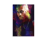 VZRSQZK Rapper DMX Poster Poster Decorative Painting Canvas Wall Posters And Art Picture Print Modern Family Bedroom Decor Posters 20x30inch(50x75cm)