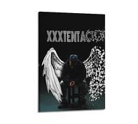 VZRSQZK Rapper Poster XXXTentacion Poster Decorative Painting Canvas Wall Posters And Art Picture Print Modern Family Bedroom Decor Posters 08x12inch(20x30cm)
