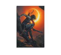 VZRSQZK Tomb Raider Game Lara Croft Poster Poster Decorative Painting Canvas Wall Posters And Art Picture Print Modern Family Bedroom Decor Posters 12x18inch(30x45cm)
