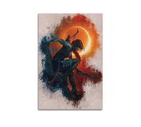 VZRSQZK Tomb Raider Movie Poster Poster Decorative Painting Canvas Wall Posters And Art Picture Print Modern Family Bedroom Decor Posters 12x18inch(30x45cm)