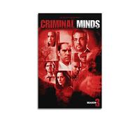 VZRSQZK TV Show Criminal Minds Season 3 Poster Poster Decorative Painting Canvas Wall Posters And Art Picture Print Modern Family Bedroom Decor Posters 08x12inch(20x30cm)