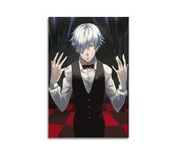 VZRSQZK Tv Show Death Parade Poster Poster Decorative Painting Canvas Wall Posters And Art Picture Print Modern Family Bedroom Decor Posters 16x24inch(40x60cm)