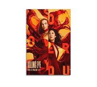 VZRSQZK TV Show Killing Eve Season 3 Poster Poster Decorative Painting Canvas Wall Posters And Art Picture Print Modern Family Bedroom Decor Posters 16x24inch(40x60cm)