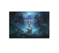 VZRSQZK Video Game Little Nightmares 2 Poster Poster Decorative Painting Canvas Wall Posters And Art Picture Print Modern Family Bedroom Decor Posters 08x12inch(20x30cm)