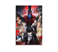 VZRSQZK Video Game Persona 5 Poster Poster Decorative Painting Canvas Wall Posters And Art Picture Print Modern Family Bedroom Decor Posters 16x24inch(40x60cm)