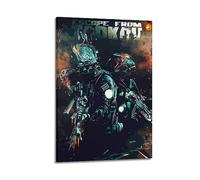 VZRSQZK Video Game Poster Escape from Tarkov Poster Decorative Painting Canvas Wall Posters And Art Picture Print Modern Family Bedroom Decor Posters 12x18inch(30x45cm)