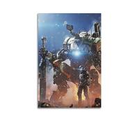 VZRSQZK Video Game Titanfall 2 Poster Poster Decorative Painting Canvas Wall Posters And Art Picture Print Modern Family Bedroom Decor Posters 08x12inch(20x30cm)