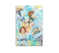 VZRSQZK Your Lie in April Anime TV Show Poster1 Poster Decorative Painting Canvas Wall Posters And Art Picture Print Modern Family Bedroom Decor Posters 08x12inch(20x30cm)