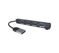Connekt Gear USB 2.0 4-Port Hub 25-0054 480 Mbps Black