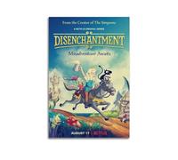 VZTTSVHE Disenchantment Season 1 TV Show Poster Canvas Poster Wall Art Decor Living Room Bedroom Decoration Posters 16x24inch(40x60cm) Unframe-style
