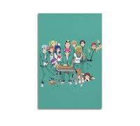 VZTTSVHE The Disastrous Life of Saiki K. Reawakened Character Poster Canvas Poster Wall Art Decor Living Room Bedroom Decoration Posters 08x12inch(20x30cm) Unframe-style