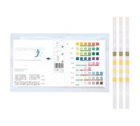 VZU 100-Pack Water Testing Kits for Aquariums, Tropical Fish Tank Water Test Kit, Ammonia Test Strips, 9-in-1 Aquarium Test Strips for Freshwater Saltwater Tanks, Ponds, Pools