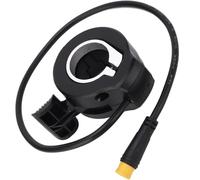 VZU 130X E-Bike Thumb Throttle Compatible with Kugoo G2 Pro, 22.2mm Handlebar Universal Bicycle Conversion Replacement Parts, Electric Bike Speed Control, Left/Right Accelerator for Electric Bicycle
