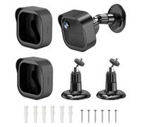 VZU 2 PCS Outdoor Camera Mount for Blink, 360° Adjustable Weatherproof Security Wall Bracket with Protective Cover, Compatible with Blink Outdoor 4/3 (4th & 3rd Gen) - Essential Accessories