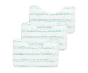 VZU 3 PCS Mop Replacement Pads, Compatible with Leifheit Bathroom Cleaner Micro Duo, Microfiber Cleaning Pads, Mop Head Replacement, Suitable for Floor Tile Window Cleaning