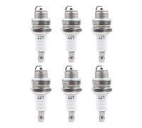 VZU 6Pcs L7T Spark Plug 2 Stroke for NGK BPMR7A, L7T, BM6A, BPMR7A, RCJ6Y, RCJ7Y, WSR5F, Adefol Spark Plugs for Trimmer, Blower, Chainsaw, Brushcutter, Gas Scooters, Pocket Bikes, ATV