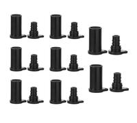 VZU 8 Pairs of MC4 Plug Dust Caps, PV Plug Dust Caps, Solar Panel Connection Caps, Solar Cable End Cap, Dust and Weatherproof Solar Cable End with Plug and Socket, Accessories for Solar Mode